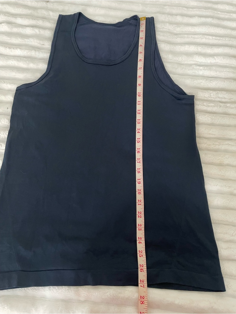 Blue men’s 
Tank Top - Classic Sleeveless Tee - Picture 5 of 11